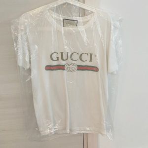 White Gucci T-Shirt